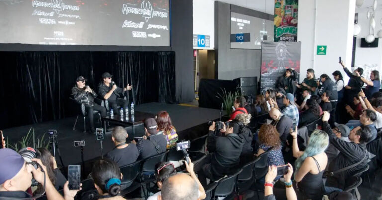 Angeles Del Infierno conferencia prensa Arena CDMX