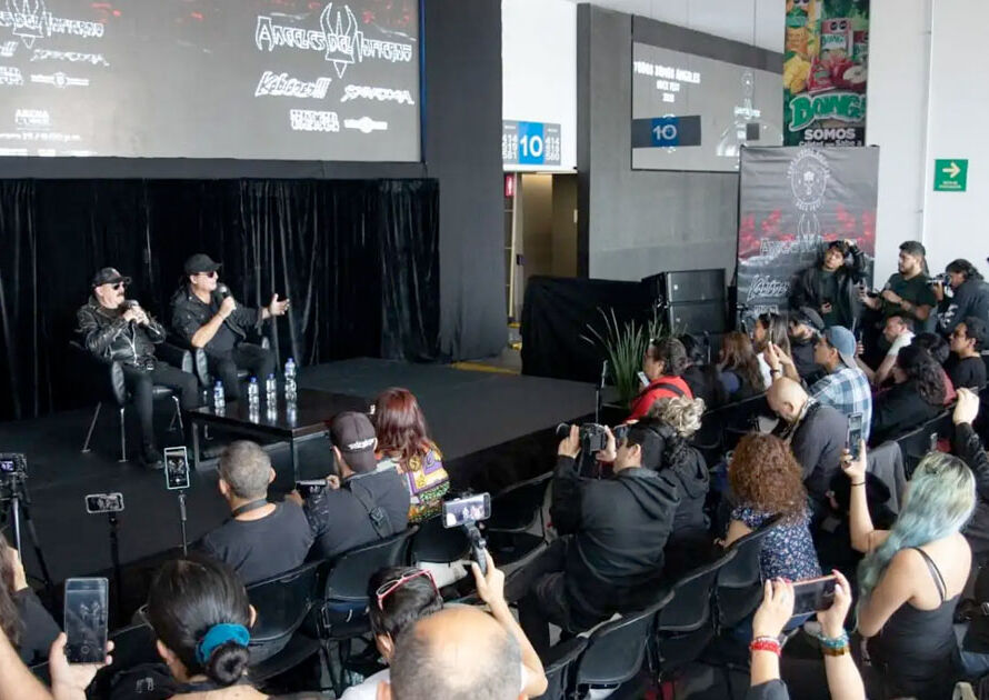 Angeles Del Infierno conferencia prensa Arena CDMX