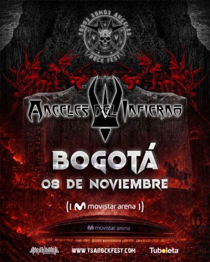 Flyer Angeles Del Infierno Bogota 2026